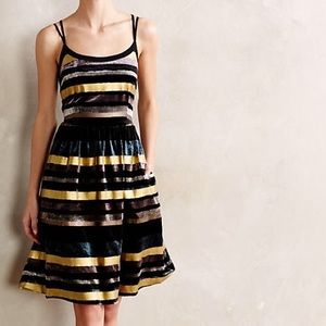 🔴 sale! Anthropologie Wolven Ada Velvet Burnout Dress